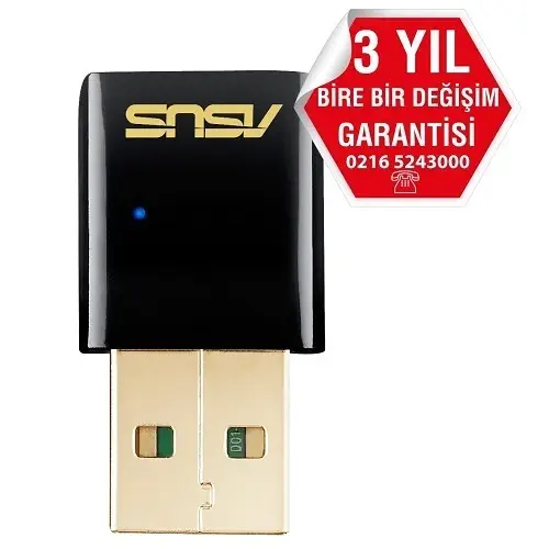 Asustek USB-AC51 AC600 D.Band USB Adaptör