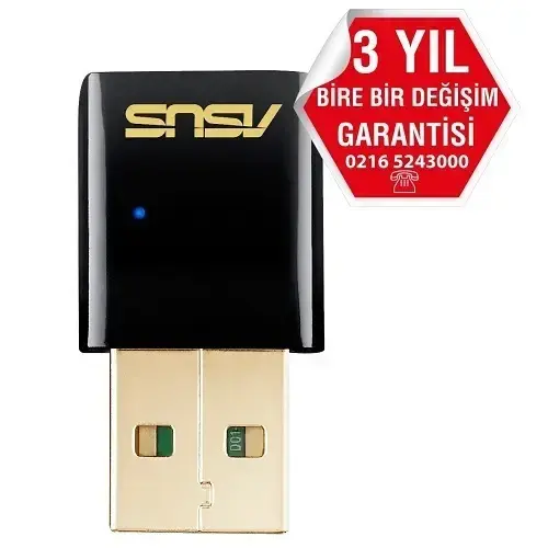Asustek USB-AC51 AC600 D.Band USB Adaptör