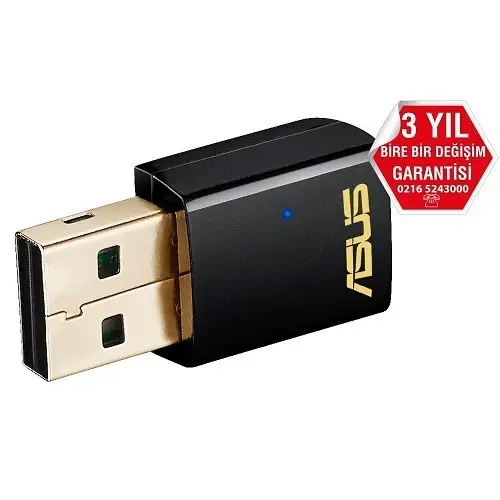 Asustek USB-AC51 AC600 D.Band USB Adaptör