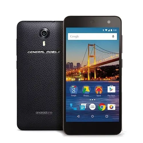 General Mobile Android One 4G Siyah Cep Telefonu