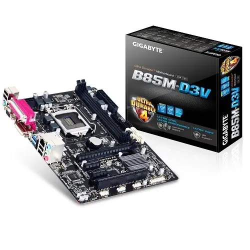 Gigabyte B85M-D3V DDR3 V+Sata+Glan 1150p Anakart