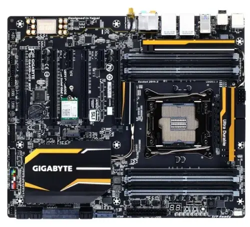 Gigabyte GA-X99-UD5 WIFI Intel X99 Exp. DDR4 3333MHz(O.C.) Sata 3 M.2 USB 3.0 Wifi+BT E-ATX Anakart