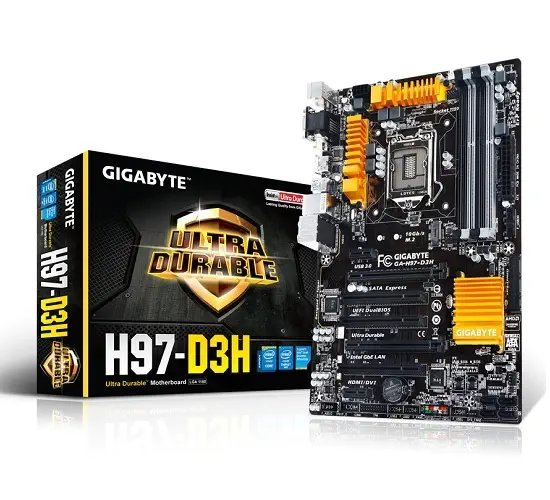Gigabyte H97-D3H H97 DDR3 Sata3 Glan 1150p Anakart