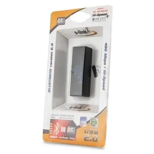 S-link SL-BC4030 Usb Harici Kart Okuyucu + Bluetooth