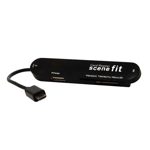 S-link SMG-420 USB Micro 5P to USB Hub + Kart Okuyucu