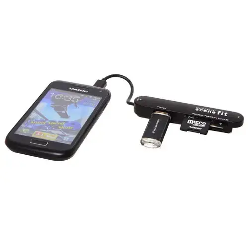 S-link SMG-420 USB Micro 5P to USB Hub + Kart Okuyucu