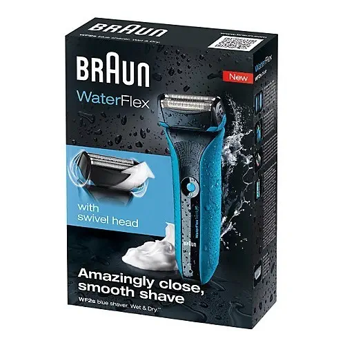 Braun Waterflex WF2S Islak / Kuru Tıraş Makinesi - Mavi