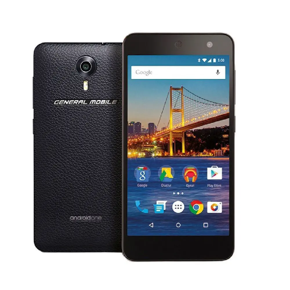 General Mobile Android One 4G Çift Sim Siyah Cep Telefonu