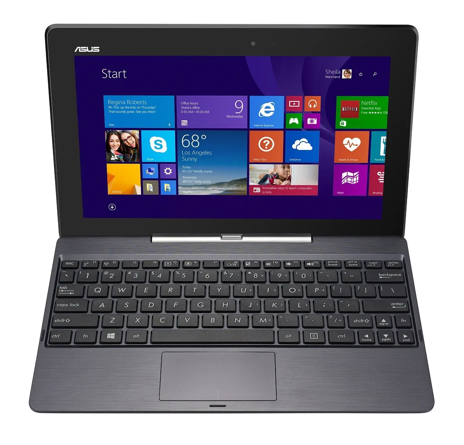 Asus Transformer Book T100TAF-BING-DK001B Intel Atom Z3735 1GB 32GB Win8 BİNG İkisi Bir Arada