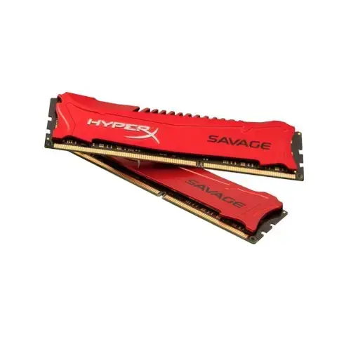 HyperX Savage 16GB (2x8GB) DDR3 1600MHz CL9 Kırmızı Ram - HX316C9SRK2/16