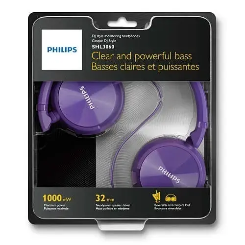 Philips SHL3060PP/00 Başa Geçmeli Kulaklık - Mor