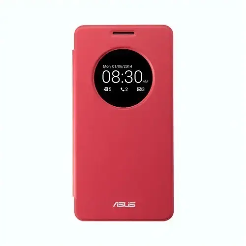 Asus Zenfone 5 View Flip Cover Red Kılıf