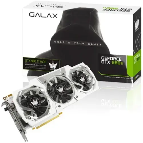 Galax GTX980-TI-HOF 6GB DDR5 384Bit 3xDVI/HDMI/DP Ekran Kartı
