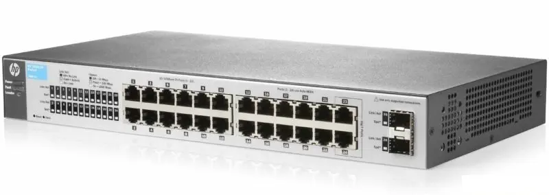 HP J9801A 1810-24 10/100+2x1000 Switch