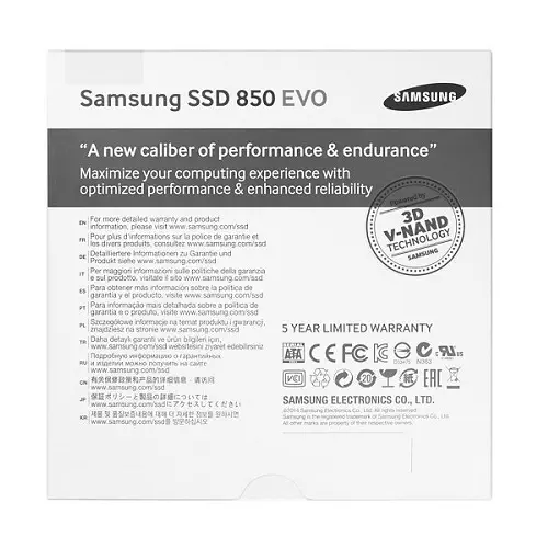 Samsung 850 Evo 1TB 2.5″ 540MB/520MB/s SSD Disk - MZ-75E1T0BW