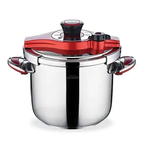 Schafer SHF-3440 Pratikmatik 7 LT Düdüklü Tencere - Kırmızı