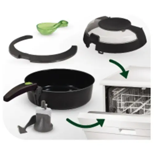 Tefal Actifry Plus 1,2 KG Fritöz - Siyah Gövde ve Siyah Kapak
