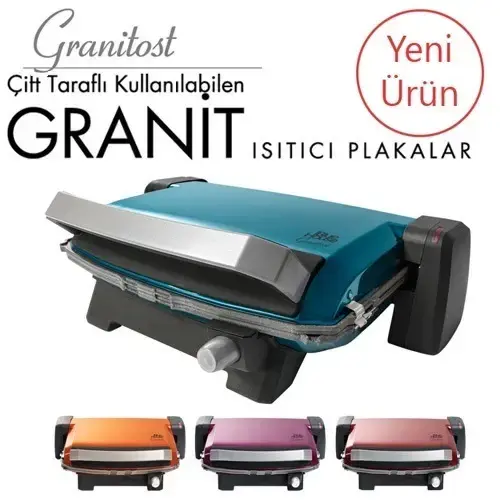 BlueHouse BH459SP Granitost Granit Tost Makinesi - Turuncu