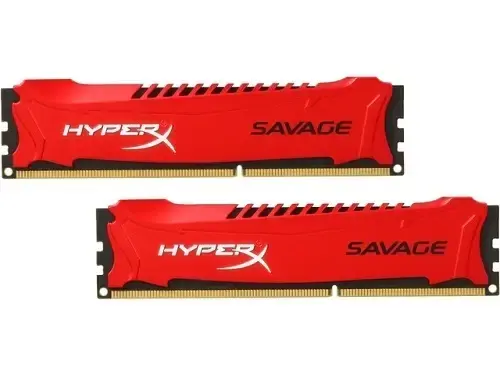 HyperX Savage HX316C9SRK2/8 8GB (2x4GB) DDR3 1600MHz CL9 Kırmızı Ram