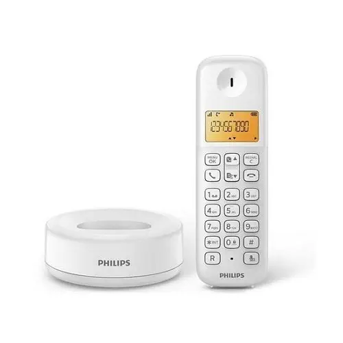 Philips D1301 Beyaz Dect Telefon