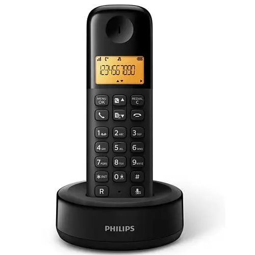 Philips D1301 Siyah Dect Telefon