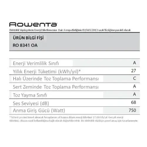 Rowenta RO8341 Silence Force MultiCyclonic Süpürge