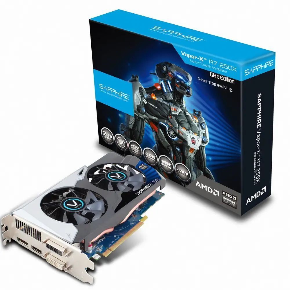 Sapphire R7 250X 2GB GDDR5 128Bit Vapor-X 16x -11229-05-20G