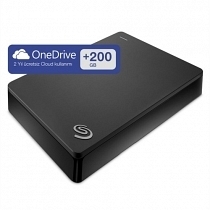 Seagate 4TB STDR4000200 2.5 BackUp Plus USB3.0 Taşınabilir Harddisk - Siyah