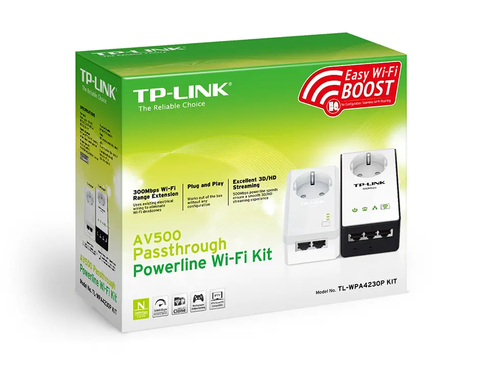 TP-Link TL-WPA4230Kit 500Mbps Powerline Kit