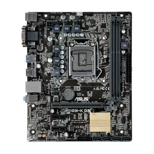 Asus H110M-K D3 DDR3 USB3.0 S+V+GLAN 16x 1151p