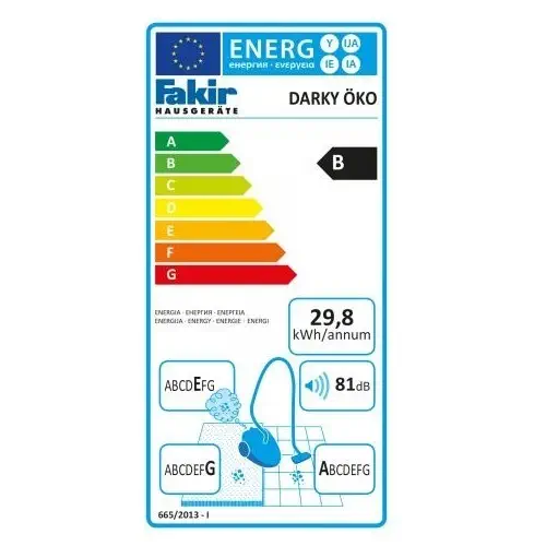 Fakir Darky ÖKO 2 in 1 Dikey Elektrikli Süpürge