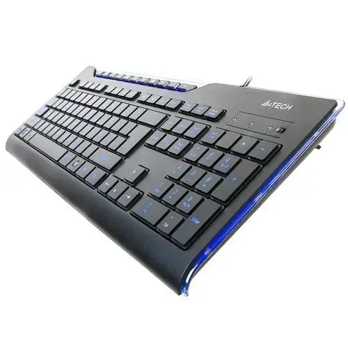 A4 Tech KD-800L Q TR USB Işıklı Klavye - Siyah