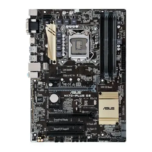 Asus H170-Plus D3 Intel H170 Soket 1151 DDR3 1866(O.C.)MHz ATX Anakart