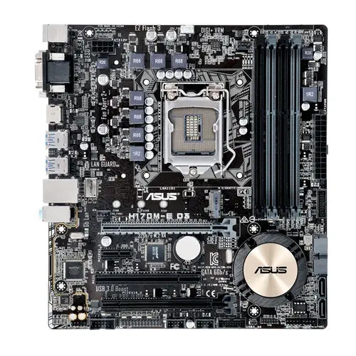 Asus H170M-E D3 Intel H170 1866MHz(O.C.) DDR3 Soket 1151 Micro-ATX Anakart