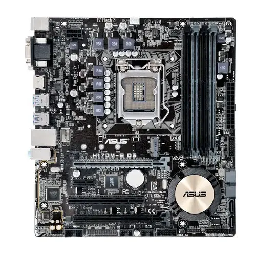Asus H170M-E D3 Intel H170 1866MHz(O.C.) DDR3 Soket 1151 Micro-ATX Anakart