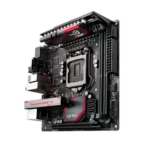 Asus Maximus VIII Impact Intel Z170 Soket 1151 DDR4 4133MHz(O.C.) Sata 3 U.2 USB 3.1 Wi-Fi+BT Mini ITX Anakart