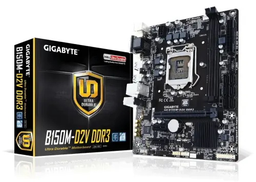 Gigabyte B150M-D2V DDR3 S+V+GL 1151p	