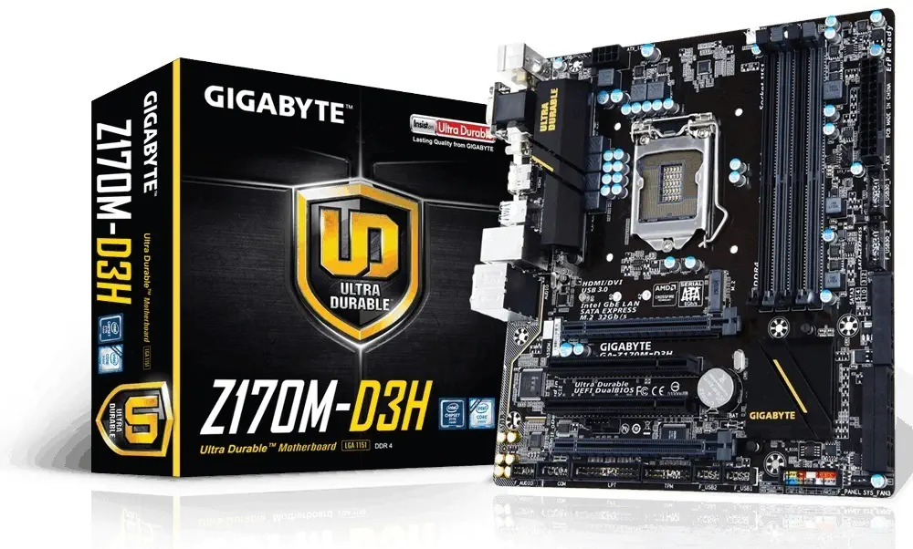 Gigabyte Z170M-D3H DDR4 V+SATA+GLAN 1151p