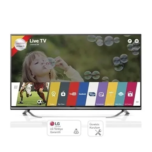 LG 60UF7787 60″ 152 Ekran 1400Hz Uydu AlıcIlı UHD Webos Smart Led TV