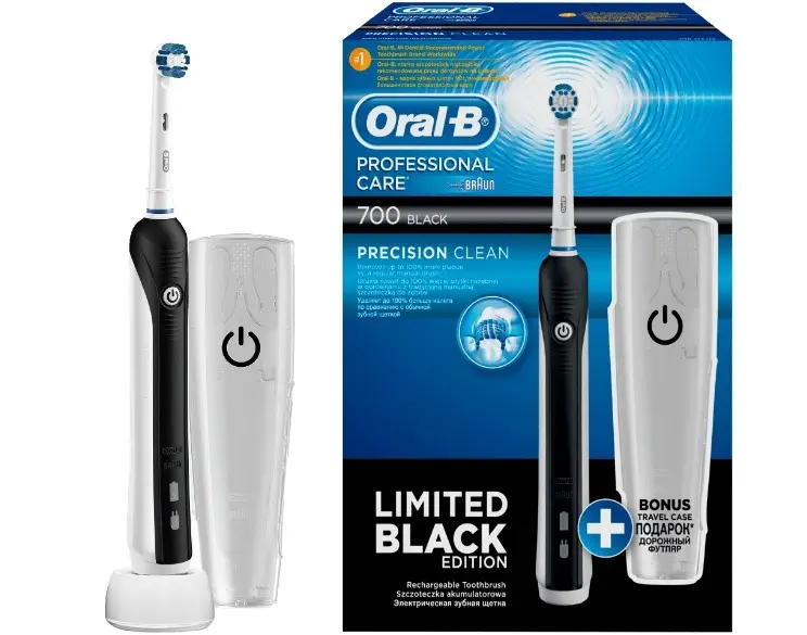 Oral-B D16 Professional Care 700 Siyah Diş Fırçası