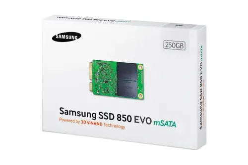 Samsung 850 Evo 250GB 2.5″ 540MB/520MB/s mSATA SSD Disk - MZ-M5E250BW	