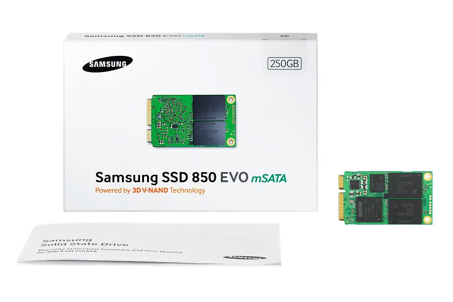 Samsung 850 Evo 250GB 2.5″ 540MB/520MB/s mSATA SSD Disk - MZ-M5E250BW
