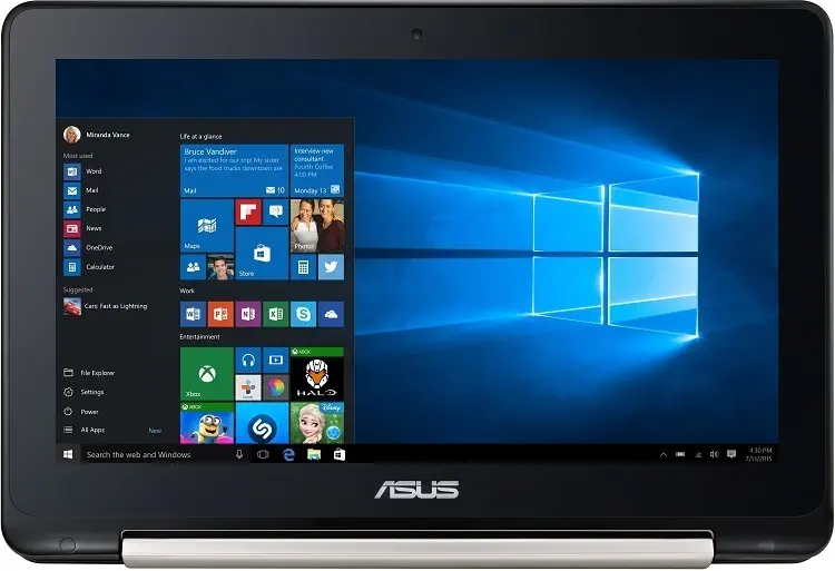 Asus TP200SA-FV0110TS Intel Celeron N3050 1.6GHz 2GB 32GB 11.6″ Windows 10 Dokunmatik İkisi Bir Arada