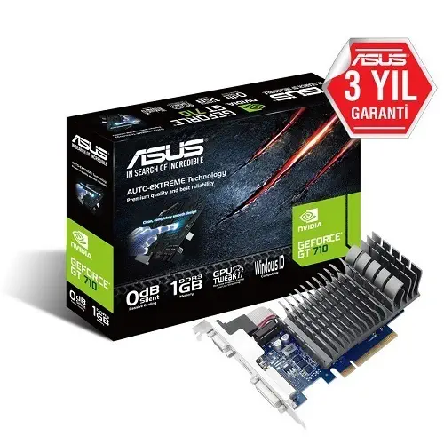 ASUS GT710 1GB 32Bit DDR5 DVI/HDMI Ekran Kartı