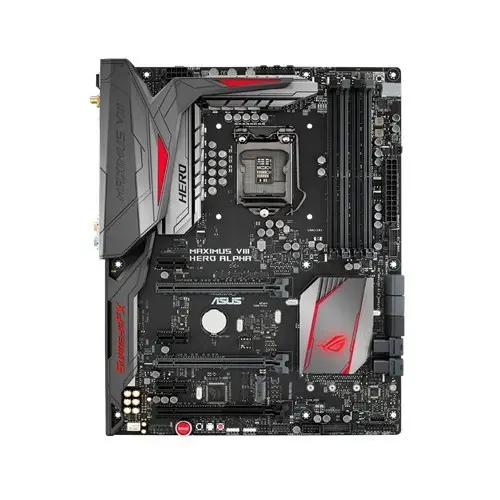 Asus Maximus VIII Hero Alpha Intel Z170 Soket 1151 DDR4 3866MHz(O.C.) Sata 3 M.2 USB 3.1 Wifi+BT ATX Anakart