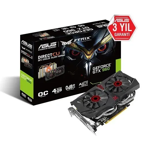 Asus STRIX-GTX960-DC2OC-4GD5 4 GB Ekran Kartı