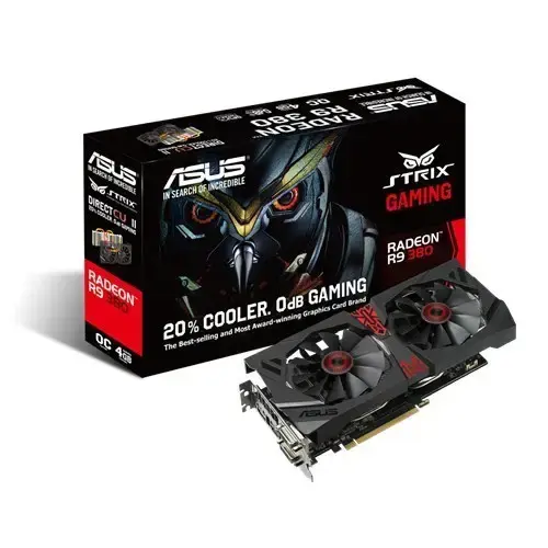 Asus STRIX-R9380-DC2OC-4GD5-Gaming 4 GB Ekran Kartı