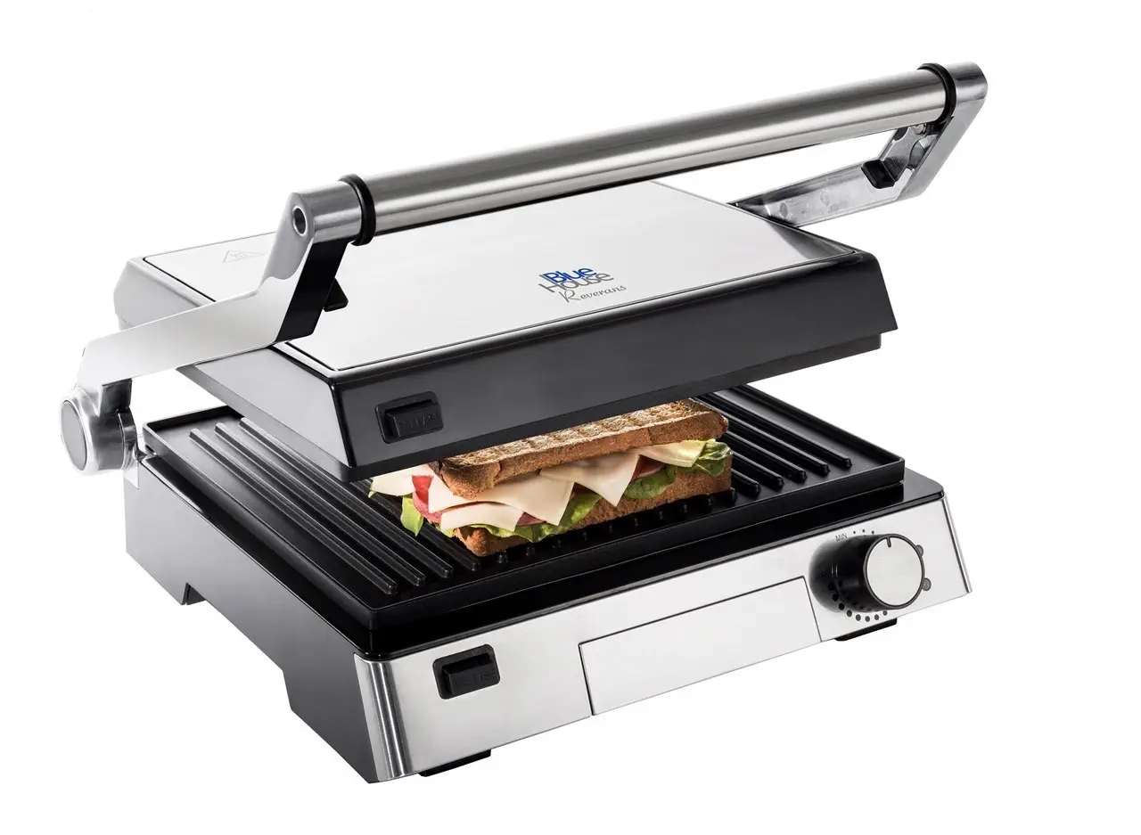 Blue House BH457SP Reverans Inox Tost Makinesi