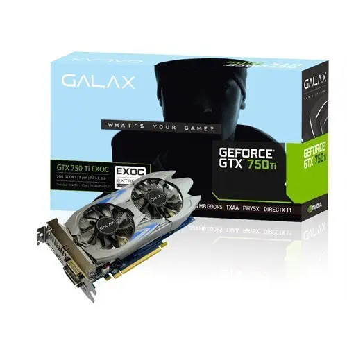 Galax GTX750TI EX-OC 2GB DDR5 Ekran Kartı