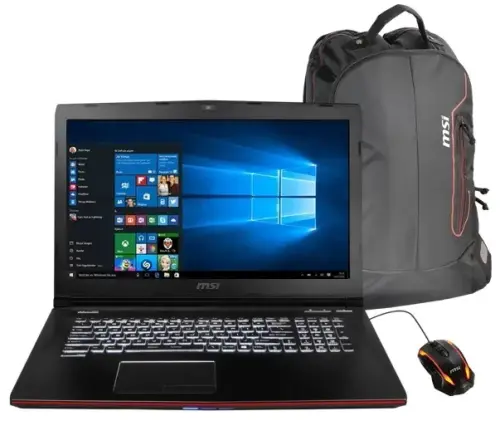 MSI GE62 2QC(Apache)-605TR Core i7 5700HQ 2.7GHz 16GB 128GB SSD+1TB 2GB GTX960M 15.6″ Full HD W10 Notebook
